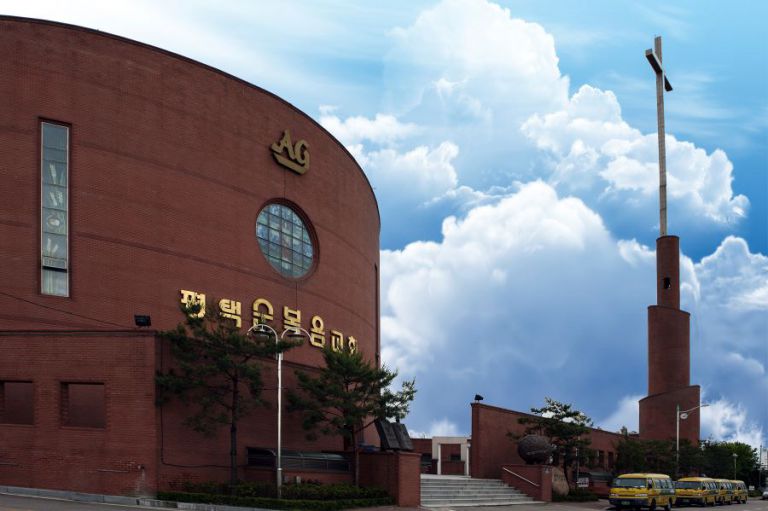 교회간판모음   평택순복음교회 전면 후광잔넬