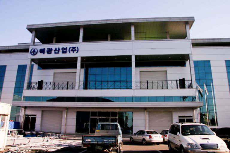 전면간판  안성 백광산업 비조명 찬넬 시공사례